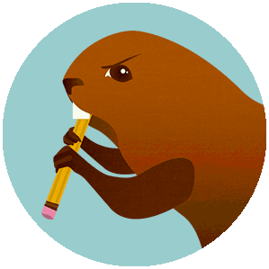 Beaver mammal animal shape - Free animals icons