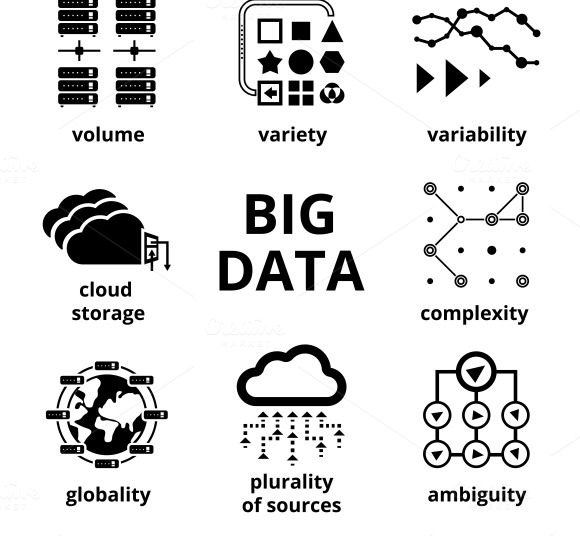 Big Data Icon | Line Iconset | IconsMind
