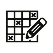 Bingo Icon Flat  Stock Vector  leshkasmok #110573036