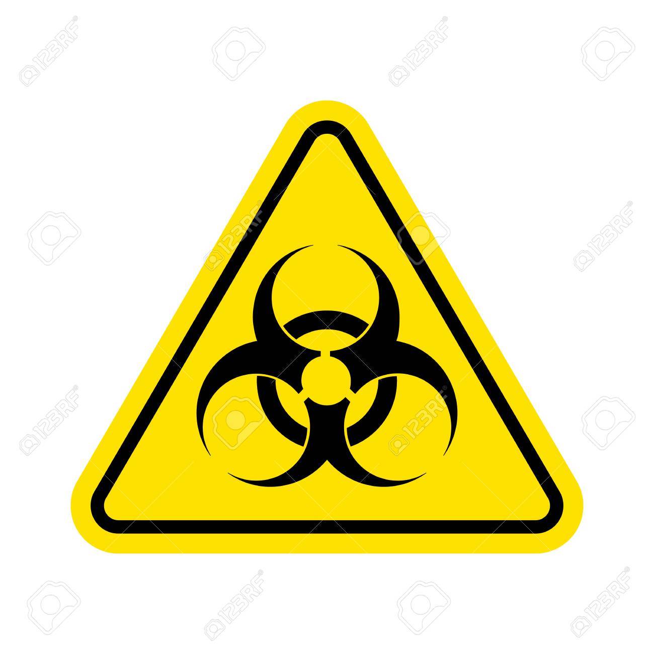 Biohazard Icon Biohazard Symbol Stock Vector 517614262 - 