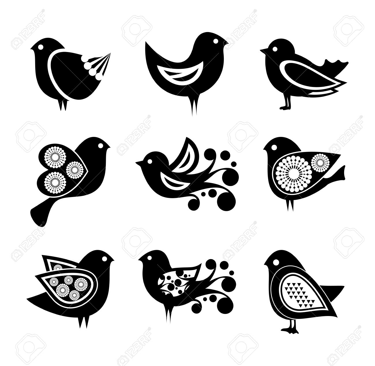 Flat Bird Icon - Download Free Vector Art, Stock Graphics  Images