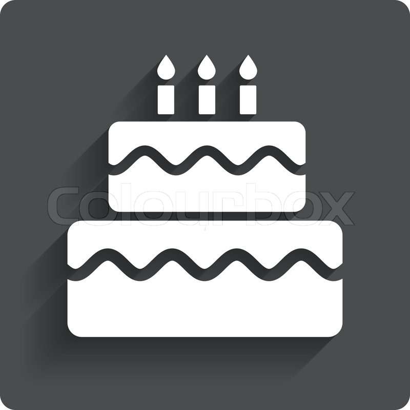Image Details INH_39912_38741 - Cute Happy Birthday Background with Cake  Icon and Candles. Design Element for Party Invitation, Congratulation.  Vector Illustration. Cute Happy Birthday Background with Cake Icon and  Candles. Design Element