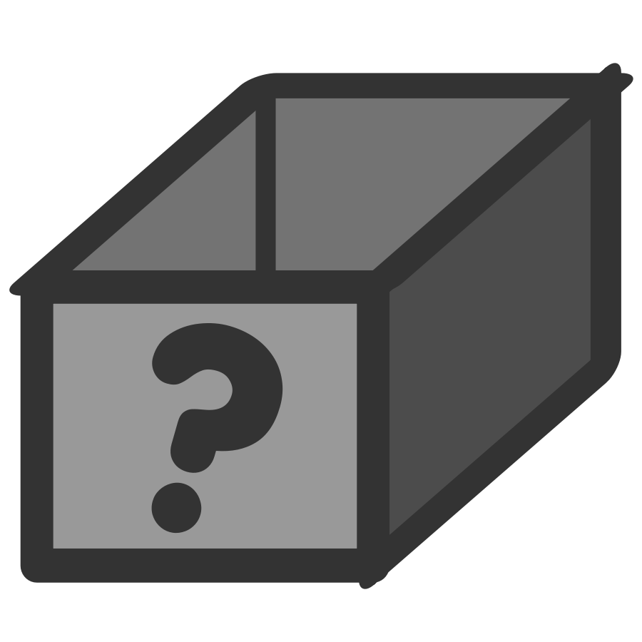 Box Black Icon - Box Icons 
