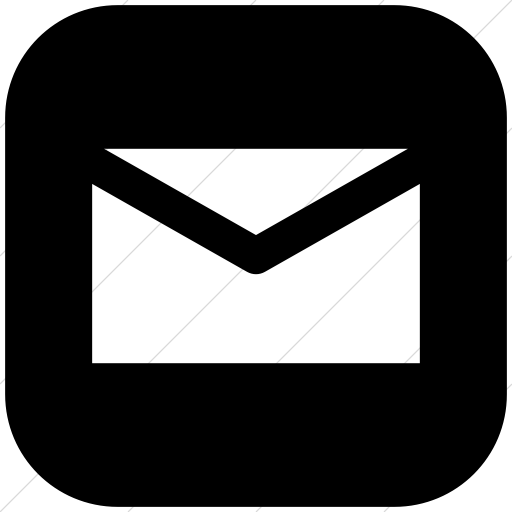 Black email icon - Free black email icons