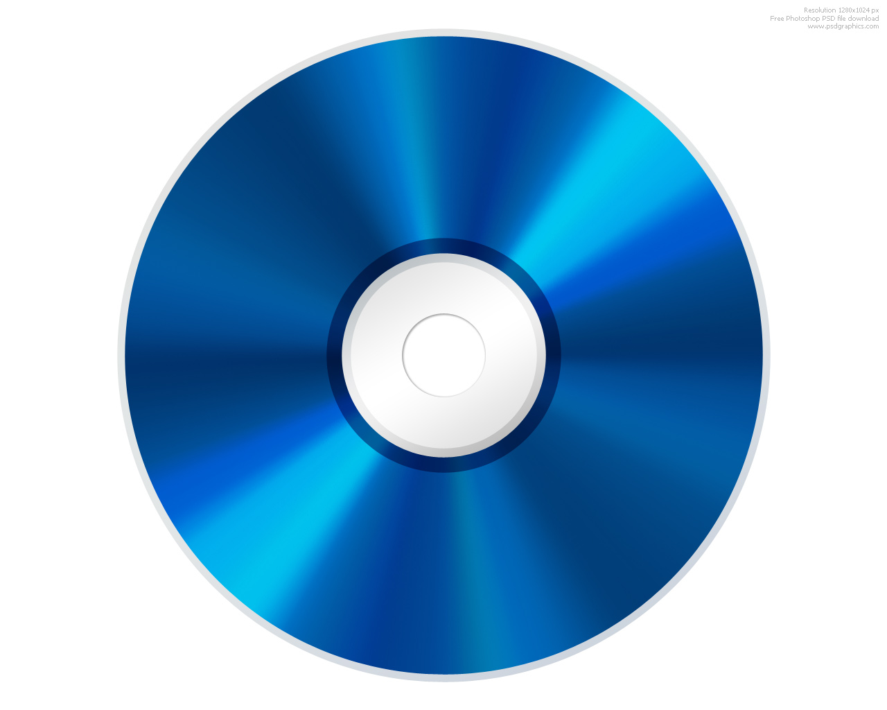 Blu ray disc logo as an app icon. Clipping path included Stock 