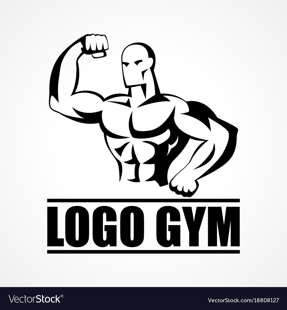 emblem, bodybuilder, icon ~ Illustrations ~ Creative Market
