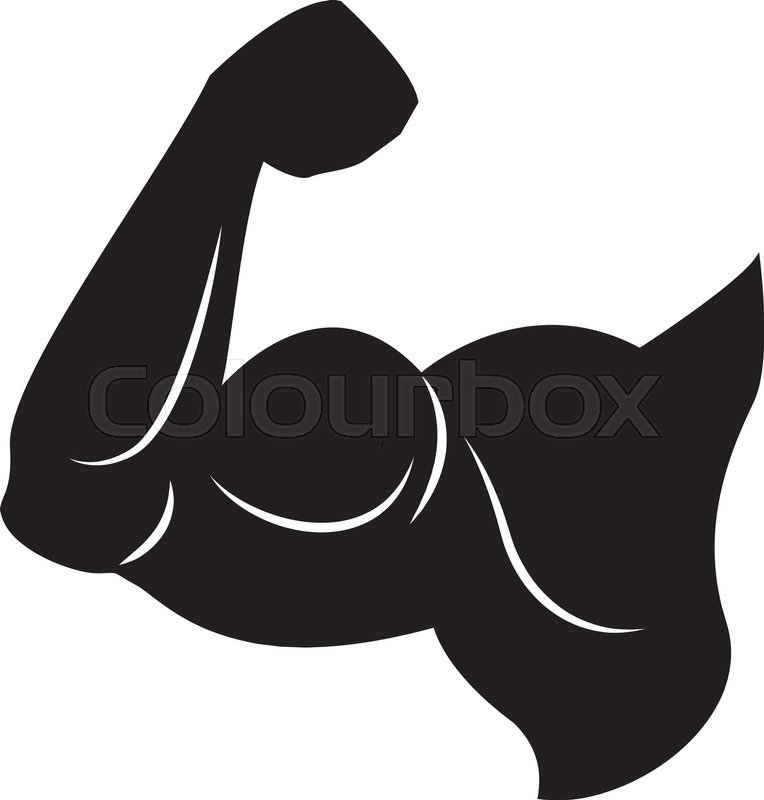Muscle Man Icon. Bodybuilder Design. Vector Graphic - Icons by Canva