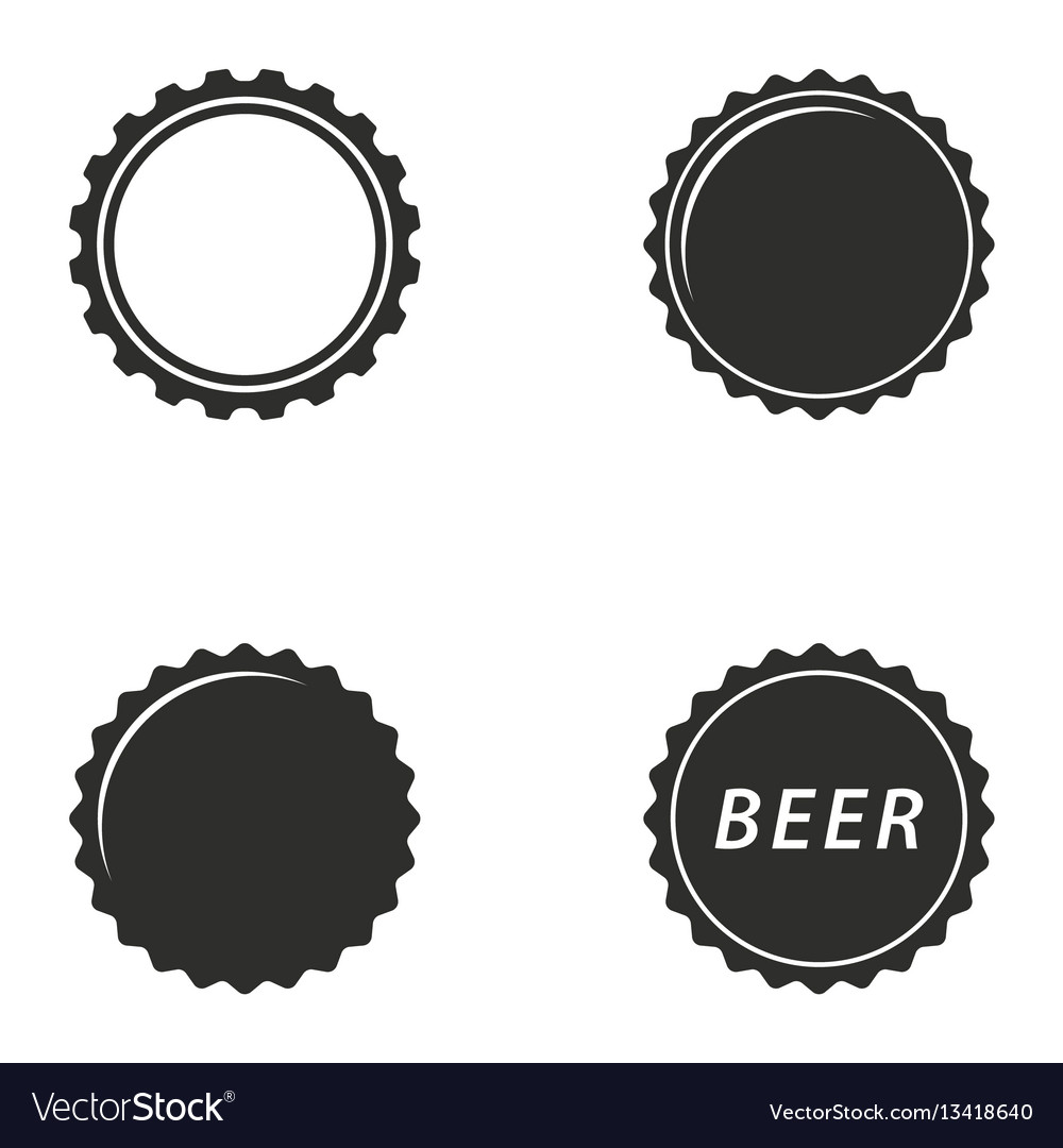 Bottle cap flat icon vector - Search Clip Art, Illustration 