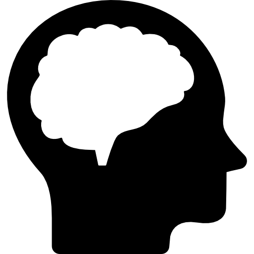 Human brain flat icon vector - Search Clip Art, Illustration 