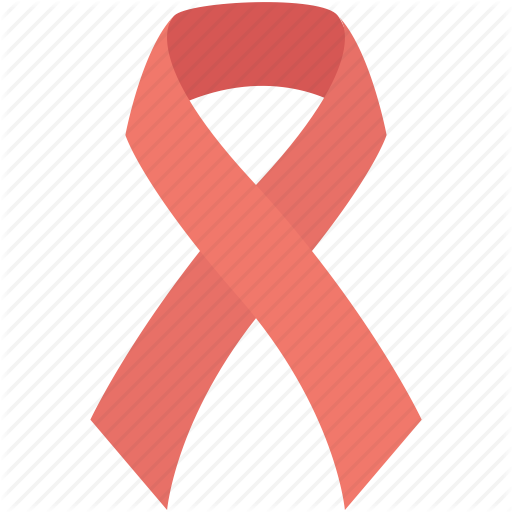 Breast cancer awareness ribbon icon, simple style. Breast 
