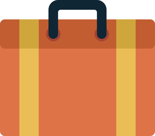 Briefcase frontal view - Free business icons