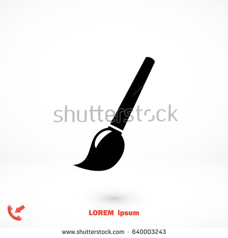 Vector Images, Illustrations and Cliparts: paint brush - vector 