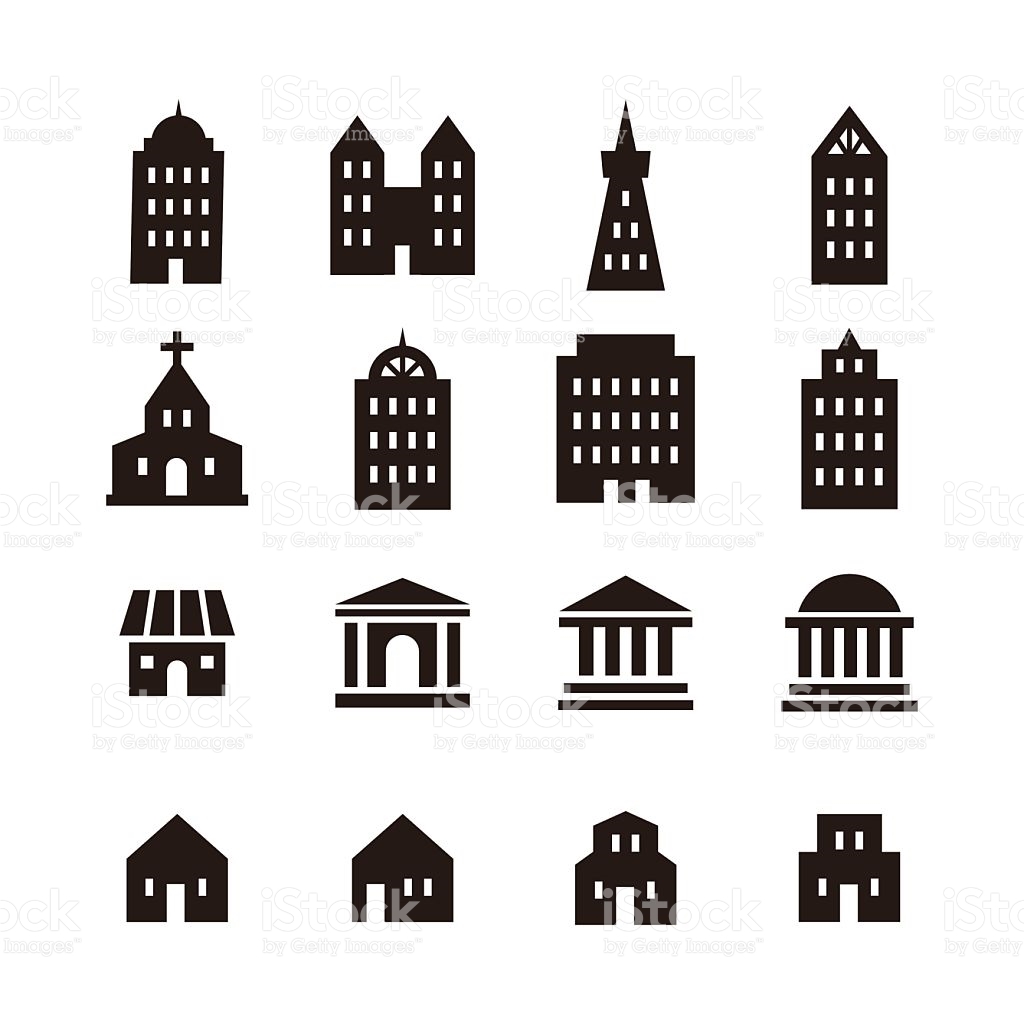 Hospital Building Icons - Download Free Vector Art, Stock Graphics 