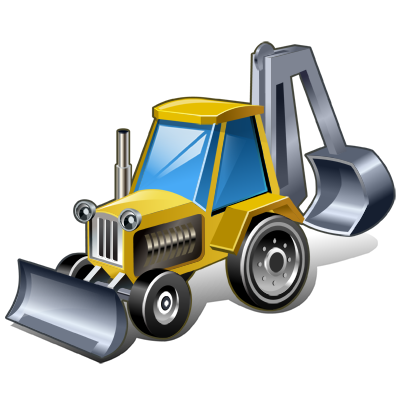 Building, bulldozer, construction, heavy, lift, vehicle icon 