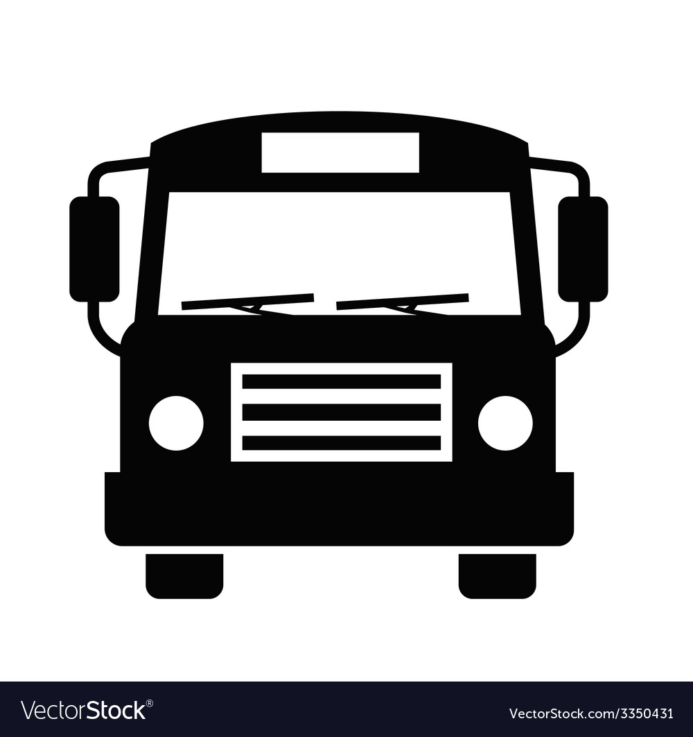 Bus Symbol (black) clip art Free Vector / 4Vector