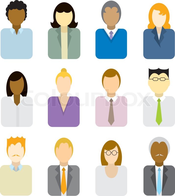 Free Vector Business People Icons Free vector in Encapsulated 