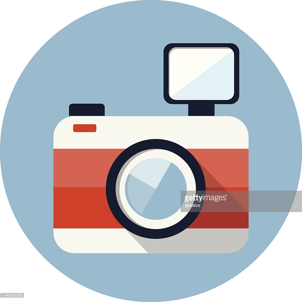 Camera Icon Flat - SVG STOCK