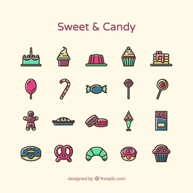 Free Candy Icon Vector - Download Free Vector Art, Stock Graphics 
