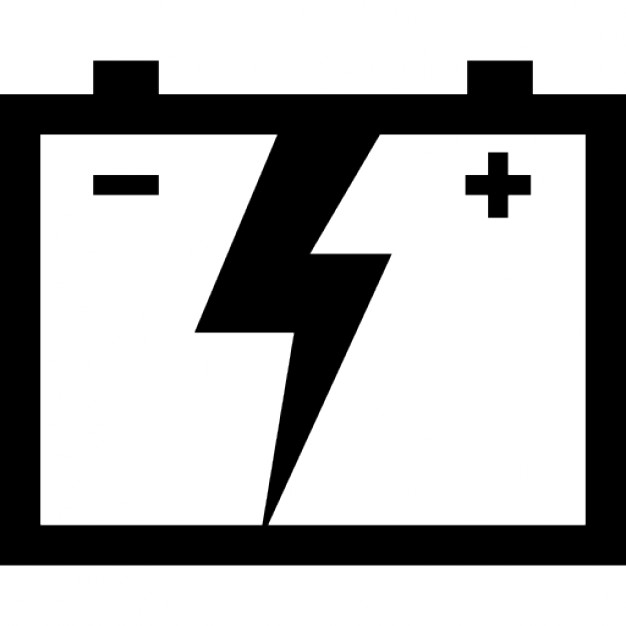 Car battery icon stock vector. Illustration of power - 44368390