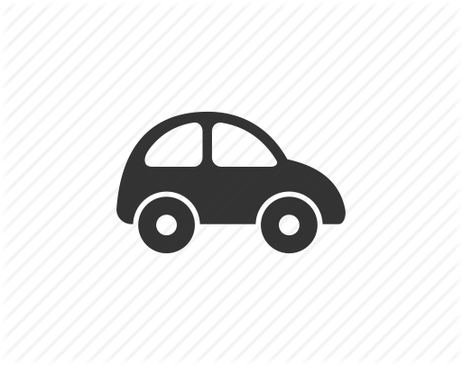 Vintage car silhouette of side view Icons | Free Download