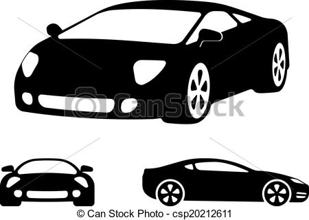 Luxury Sedan Car Automobile Side View Stock Vector 272552855 