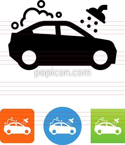 Car wash and car service icons collection | Stock Vector | Colourbox