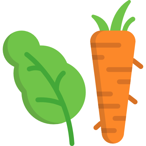 Carrot, diet, fitness, health, rabbit, salad, vegetable icon 