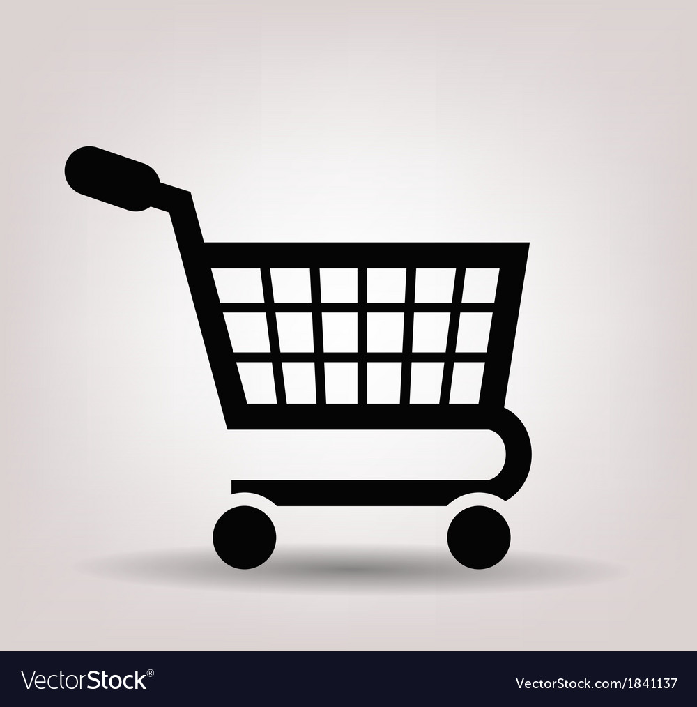Shopping Cart Icon Vector Stock Vector 159415886 - 