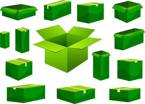 Open Carton Box - Free shapes icons