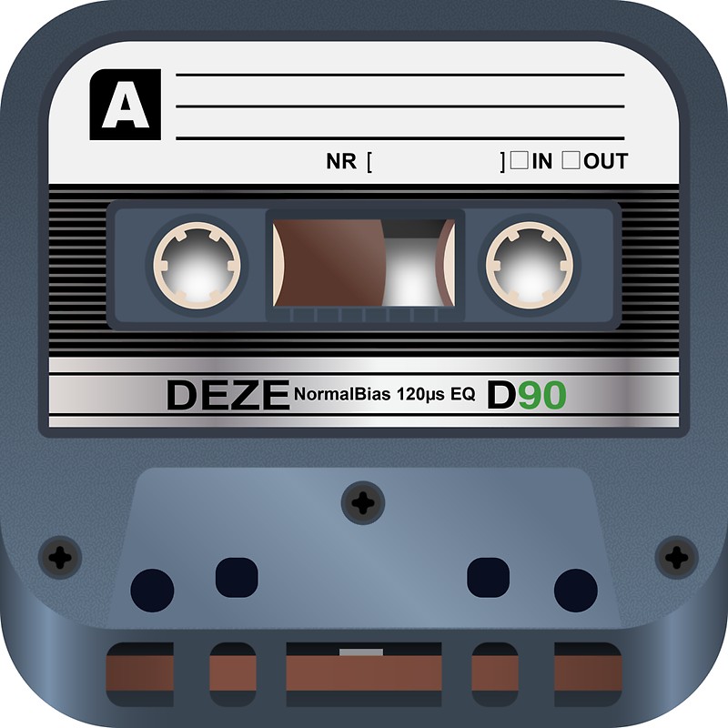3D Cassette Tape Icon Stickers by DEZEDEZINES | Redbubble
