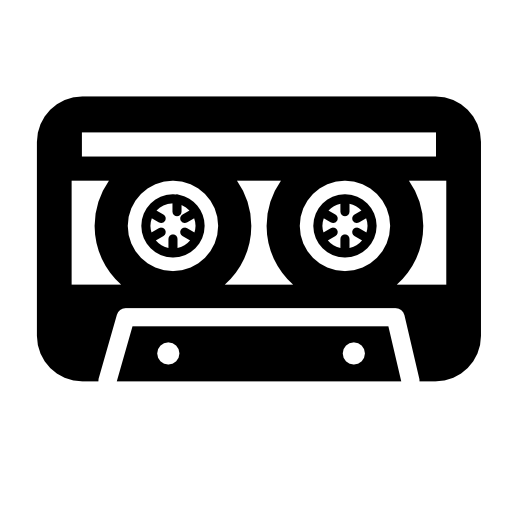 Audio, cassette, cassette tape, listen, music, retro, tape icon 