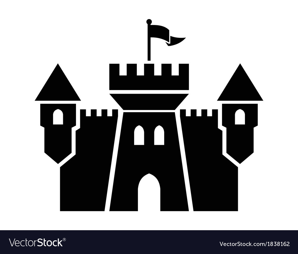 Castle icon Royalty Free Vector Image - VectorStock