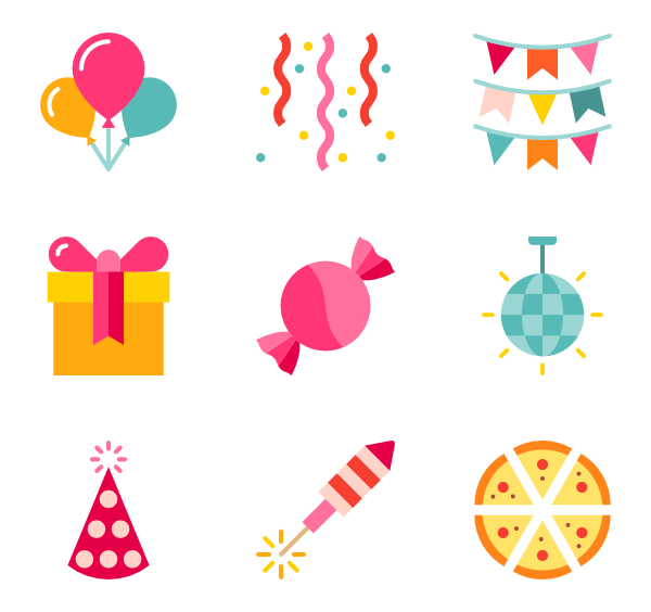 Celebration icons | Noun Project