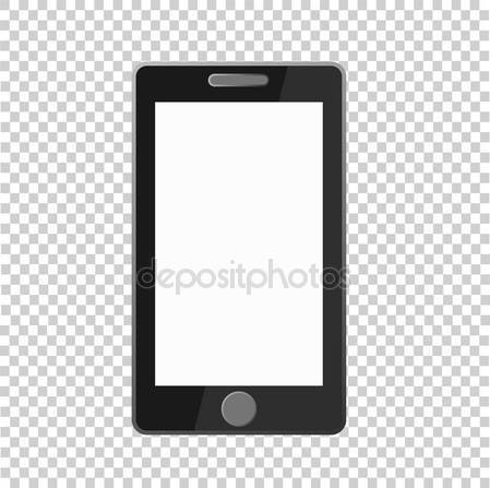 White blackberry icon - Free white cell phone icons