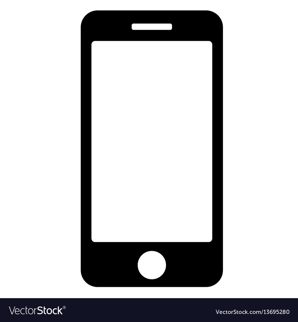 Mobile phone icon white ~ Icons ~ Creative Market