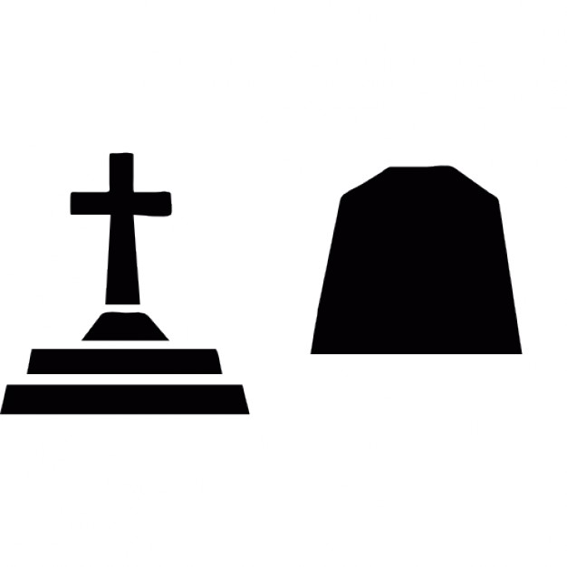 Cemetery icon | Stock Vector | Colourbox