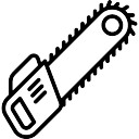 Chainsaw icon, cartoon style Stock Vector Art  Illustration 
