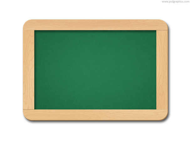 Wooden black chalkboard icon (PSD) | Resources PSD | Icon Library 