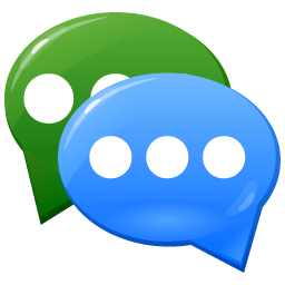 0 chat symbol