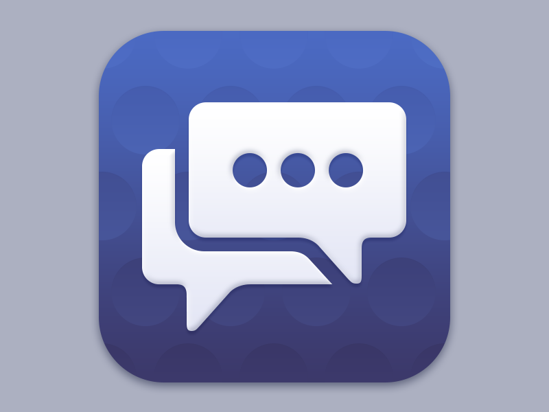 chat bubble working icon | iconshow