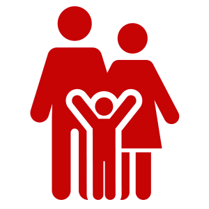 Child care icon. flat design. Child care and medical vectors 