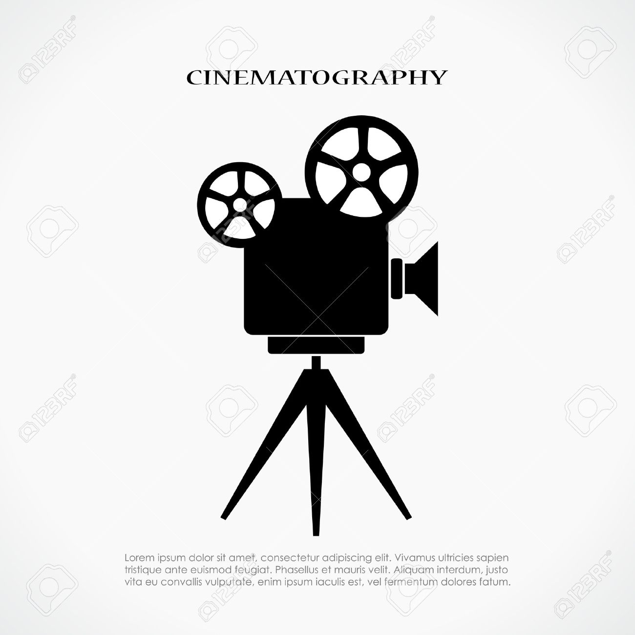Cinematography Icons Vector - Download Free Vector Art, Stock 