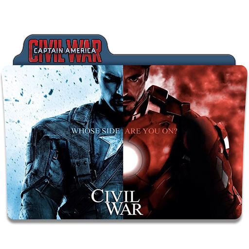 Captain America - Civil War (2016) Movie DVD Icon by A-Jaded 