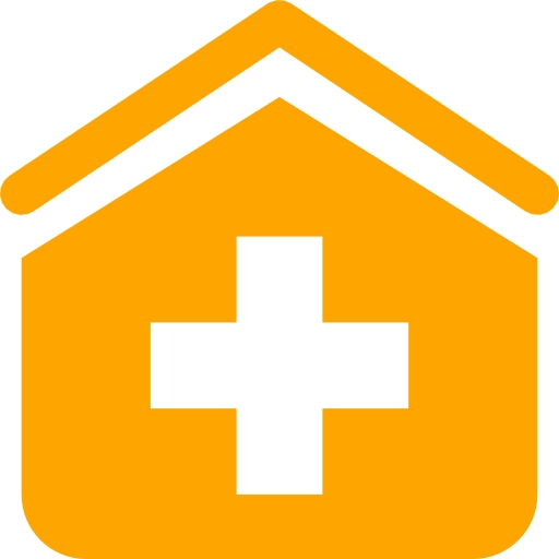 Free orange clinic icon - Download orange clinic icon