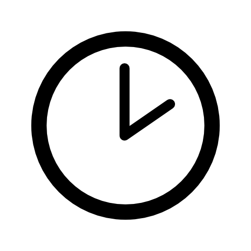 Blue background clock icon vector Free vector in Adobe Illustrator 