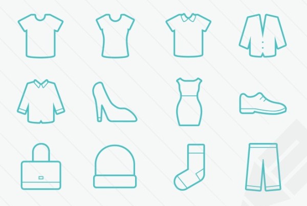 Male Clothing Vector Icon Pack - Download Free Vector Art, Stock 