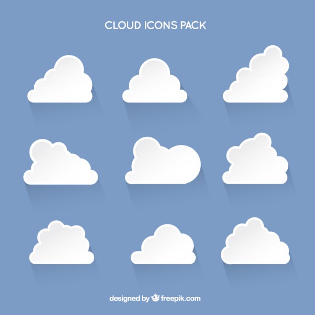 Cloud Icon Vector Free Icons Library