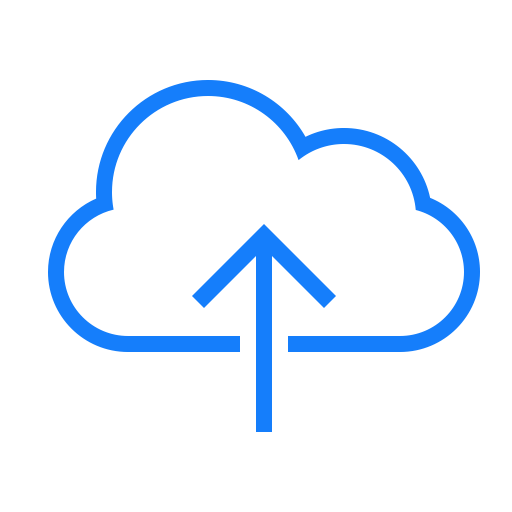Upload and download from the cloud - Free arrows icons