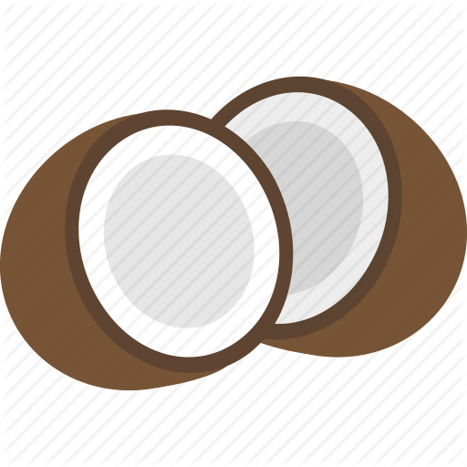 Coconut circle icon - Transparent PNG  SVG vector
