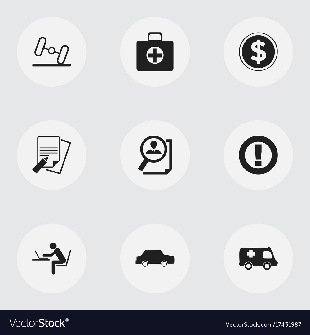 Set of 13 editable complicated icons includes Vector Image